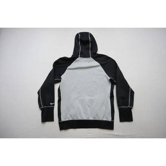 Nike Hoodie Therma Fit Gray Black Pullover Fleece Sweater Boys Size Large - Picture 7 of 7
